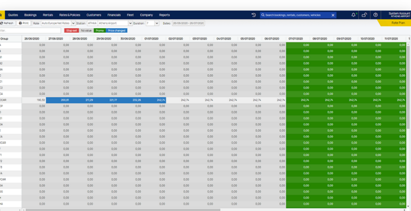screenshot of Wheels Car Rental